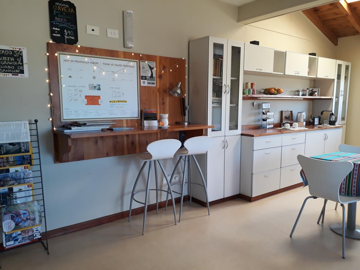 Del Nomade Hosteria Ecologica Puerto Pirámides Zewnętrze zdjęcie